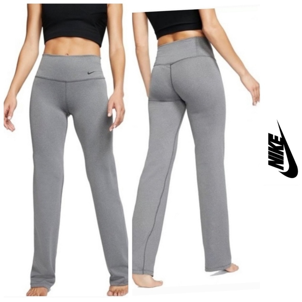 Nike Dri-Fit Black Straight Leg Athletic Workout Yoga Pants